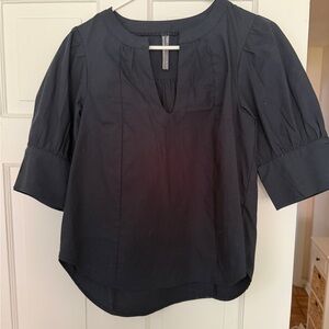 Anthropologie Navy Women's Top
